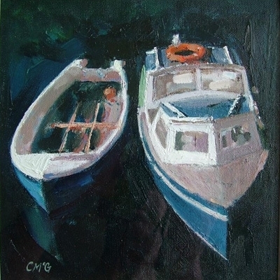 Blue Boats, small version.