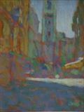 Afternoon Heat, Old Town, Nice by chick mcgeehan, Painting, Oil and Acrylic on Canvas