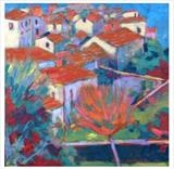 Autumn Colours Barga by chick mcgeehan, Painting, Oil on canvas