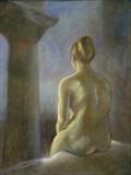 Contemplation by chick mcgeehan, Painting, Oil on canvas