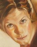 Detail from "The Eyes Have It" by chick mcgeehan, Painting, Oil on canvas