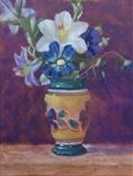 Foral Still Life by chick mcgeehan, Painting, Oil on canvas