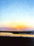 Irvine Sunset by chick mcgeehan, Painting, Acrylic on canvas
