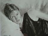 La Belle Suzanne by chick mcgeehan, Drawing, Charcoal on Paper