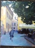 October Afternoon Lucca by chick mcgeehan, Painting, Acrylic on canvas